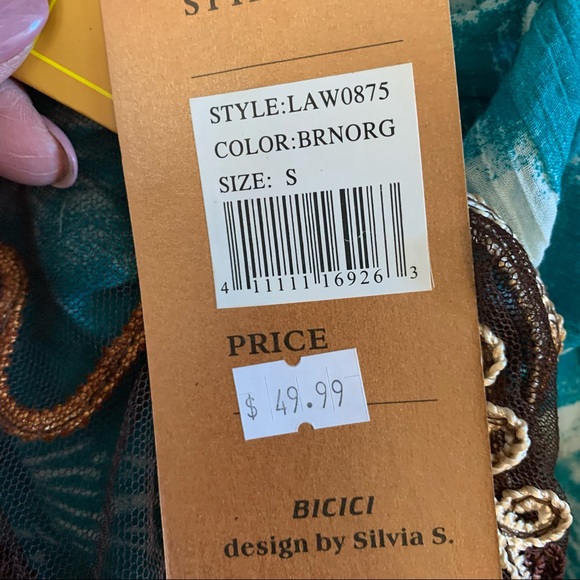 FAB LACE SHRUG Jacket Bicici by Silvia S Sz S - Picture 6 of 6